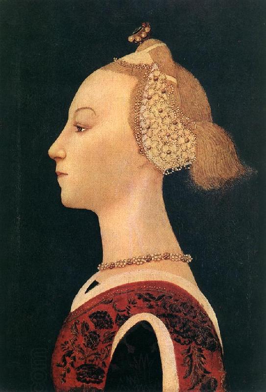UCCELLO, Paolo Portrait of a Lady at China oil painting art
